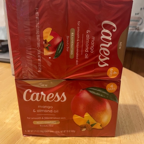 8 Caress Mango and Almond Oil beauty bar soap 3.75oz - Picture 1 of 3